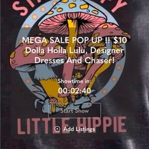 $10 Mega Pop Up Sale! Lulu, Chaser, Sugarfox LA, Designer Dresses! 7PM CST